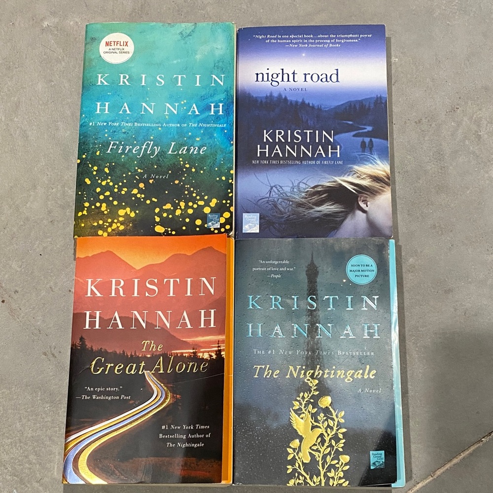Kristin Hannah Books set of 4